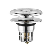 Korki do umywalek - szt. Korek do zlewu, uniwersalny korek spustowy, ulepszony korek spustowy, filtr przeciwzatkaniowy, z filtrem siatkowym, do wanny, kuchni, zlewu (34-4 - miniaturka - grafika 1