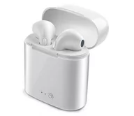 Słuchawki - Słuchawki przewodowe z mikrofonem IPX2 białe - miniaturka - grafika 1