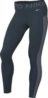 Spodnie rowerowe - Nike Kostki Length Tight W Np Df Mr 7/8 Mesh Tight, Armory Navy/White, FN4981-478, L - miniaturka - grafika 1