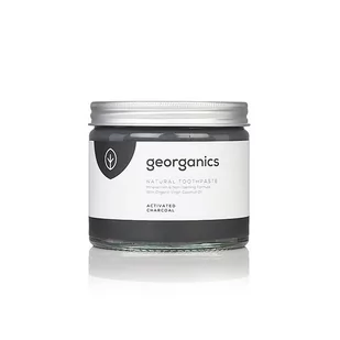 Georganics Georganics Mineralna pasta do zębów w słoiku Activated Charcoal 120ml GEO00111 - Pasty do zębów - miniaturka - grafika 1