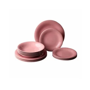 Zestaw naczyń (12 el.) Color Loop Rose Villeroy & Boch - Serwisy obiadowe - miniaturka - grafika 1