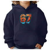 Bluzy dla dziewczynek - BLUZA DZIECIĘCA 67 SIX SEVEN VIRAL KOSZYKÓWKA 146-152 CHŁOPIĘCA DZIEWCZĘCA - miniaturka - grafika 1