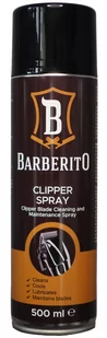 Barberito Clipper Spray, spray do czyszczenia maszynek, 500ml - Pozostałe akcesoria fryzjerskie - miniaturka - grafika 1