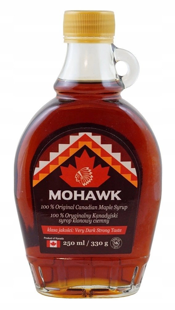 Syrop klonowy ciemny 250ml/330g Mohawk Very Dark Strong Taste