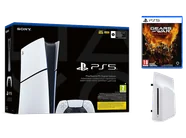 PLAYSTATION 5 Slim Digital Edition 1TB D Chassis + Napęd optyczny Gears of War: Reloaded Biało-czarny