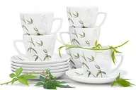 Filiżanki - Komplet filiżanek dla 6 osób porcelana Trawa (12el.) BOSS TRAWY Konsimo - miniaturka - grafika 1