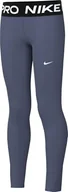 Legginsy - Nike Pro Dri-Fit legginsy dla starszych dzieci (dziewcząt), niebieskie/czarne/białe, DA1028-491, S - miniaturka - grafika 1