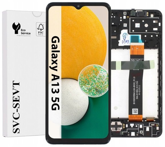 UTS-Group Wyświetlacz Do Samsung Galaxy A13 5G A136 A136B Ramka Oryginał LCD Ekran