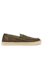 Espadryle męskie - Geox Espadryle U Costuni U55MRA 00022 C3009 Khaki - miniaturka - grafika 1