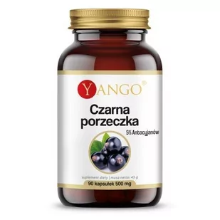 YANGO Yango Czarna porzeczka 90 k. witamina C YA0879 - Suplementy naturalne - miniaturka - grafika 1