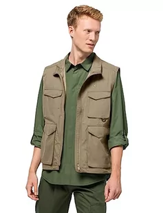 Jack Wolfskin Męska Kamizelka Lakeside Trip Vest M, Piaskowy Puch, Xl - Garnitury - miniaturka - grafika 1