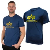 Odzież taktyczna i umundurowanie - Koszulka Alpha Industries Basic 100501 435 - Granatowa - miniaturka - grafika 1