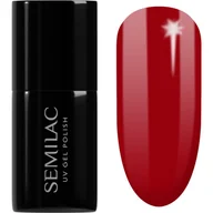 Lakiery hybrydowe - Semilac Lakier Hybrydowy 345 Gorgeous Red 7ML - miniaturka - grafika 1