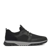 Półbuty męskie - Półbuty Rieker B9351-00 Czarny - miniaturka - grafika 1