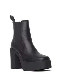 LAMODA - Kozaki na platformie Pick n Mix, EU 40, Black Pu, 40 EU - Kozaki damskie - miniaturka - grafika 1