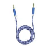 Kable USB - Tellur Basic Audio Cable Aux 3.5Mm Jack, 1M, Blue - miniaturka - grafika 1