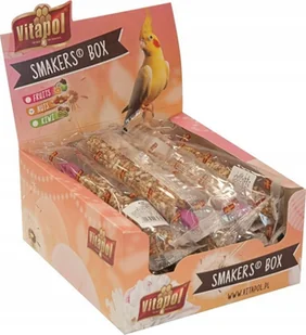 Vitapol SMAKERS BOX ORZECHOWY DLA NIMFY 12szt/box - Karma dla ptaków - miniaturka - grafika 1
