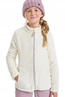 Bluzy narciarskie - Roxy Polar Igloo ERGFT04013 Biały Slim Fit - miniaturka - grafika 1