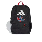 Plecaki - Plecak dziecięcy adidas Sportswear Marvel Spider-Man JM4471 - czarny - miniaturka - grafika 1