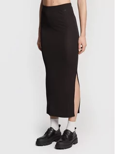 Spódnice - Calvin Klein Spódnica ołówkowa K20K204419 Czarny Slim Fit - grafika 1