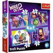 Puzzle - Puzzle, 4w1, Emocje Rządzą Disney Inside Out 2, 35-48-54-70 el. - miniaturka - grafika 1