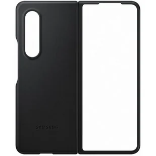 Samsung Etui Leather Cover do Galaxy Z Fold 3 EF-VF926LBEGWW Czarny - Etui i futerały do telefonów - miniaturka - grafika 1