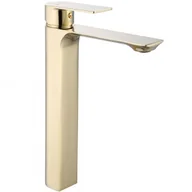 Baterie umywalkowe - Rea B9912 Urban Gold Bateria umywalkowa wysoka - miniaturka - grafika 1