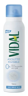 Vidal Asciutto Invisibile Talco Dezodorant Talk - Dezodoranty i antyperspiranty dla kobiet - miniaturka - grafika 1