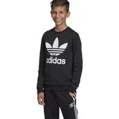 Bluzy dla dziewczynek - Bluza Dziecięca z dużym logo adidas Trefoil ED7797-152 - miniaturka - grafika 1