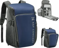 Torebki damskie - Plecak K+F Plecak Fotograficzny 25l Torba Foto Na Aparat Do Canon Nikon Alpha Air K&f / Kf13.128v2 / Niebieski - miniaturka - grafika 1