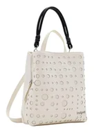Torebki damskie - Desigual Women's Accessories PU plecak średni, biały, jeden rozmiar - miniaturka - grafika 1
