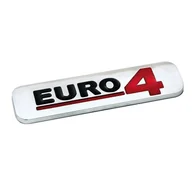 Akcesoria tuningowe - Emblemat Chrom Logo Naklejka 3D Euro 4 EURO4 07244 - miniaturka - grafika 1