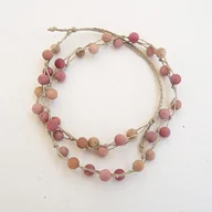 Naszyjniki - Rodonit nośnik spokoju - miniaturka - grafika 1