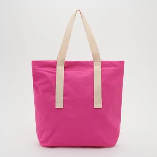 Torebki damskie - Reserved Materiałowa torba - Różowy - grafika 1