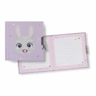 Szkolne artykuły papiernicze - Pamiętnik zamykany Królik lila STARPAK 534355 - miniaturka - grafika 1