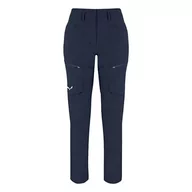 Spodnie damskie - Salewa Damskie spodnie Puez DST W Cargo Pants, granatowy, 40 - miniaturka - grafika 1