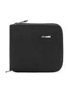 Portfele - Portfel Pacsafe RFIDsafe Zip Around Wallet - jet black - miniaturka - grafika 1