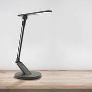Lampy stojące - Optimum LED lampka biurkowa 7W/400lm czarna - miniaturka - grafika 1