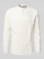 Koszule męskie - Koszula casualowa o kroju slim fit z dodatkiem lnu model ‘JJEBREEZE’ - miniaturka - grafika 1