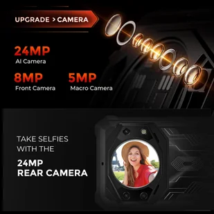 FOSSiBOT F101 PRO 8GB/128GB Czarny - Telefony komórkowe - miniaturka - grafika 11