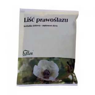 ZAKŁAD KONFEKCJONOWANIA ZIÓŁ "FLOS" ELŻBIETA I JAN Liść prawoślazu 50g Flos - Suplementy naturalne - miniaturka - grafika 1