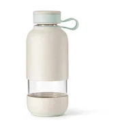 Butelki filtrujące - Kremowa podróżna szklana butelka 500 ml To Go Organic – Lékué - miniaturka - grafika 1