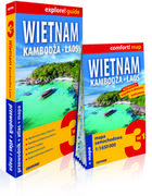 Przewodniki - Królczyk Jakub Wietnam, Kambodża, Laos 3w1: przewodnik + atlas + mapa - miniaturka - grafika 1