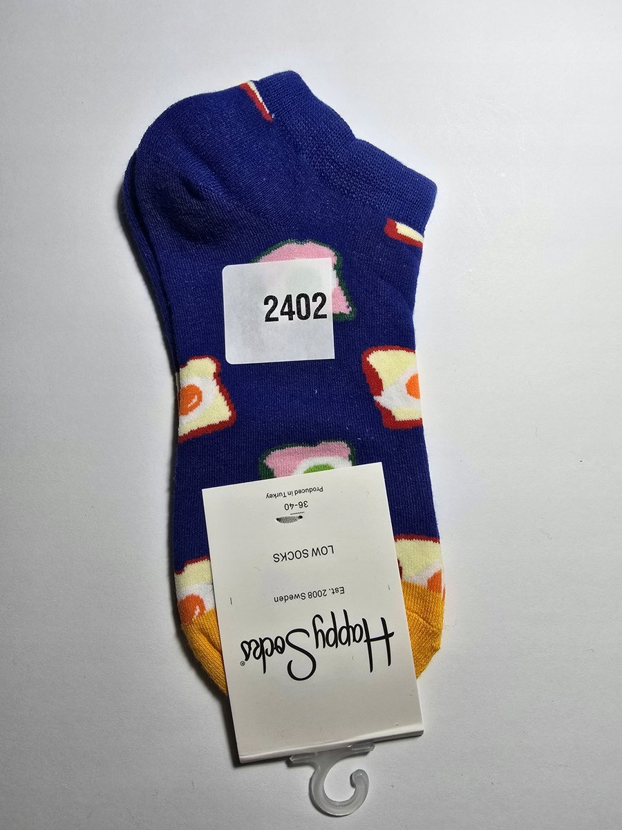 Kolorowe skarpety Happy Socks stopki unisex rozmiar 36-40 (2402)