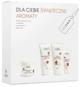 Zestawy kosmetyków damskich - Ziaja Gingerbread Gift Set zestaw Peeling do ciała 200 ml + pianka do ciała 160 ml + krem do rąk 50 ml + żel pod prysznic 160 ml - miniaturka - grafika 1