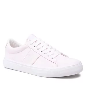 Buty dla dziewczynek - Sneakersy Polo Ralph Lauren Sayer RF104059 Pale Pink Recycled Canvas w/ White PP - grafika 1