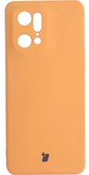 Etui i futerały do telefonów - Bizon Etui Case Silicone Oppo Find X5 Pro pomarańczowe BCSOPFX5PROOR - miniaturka - grafika 1
