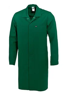 BP 1673-500-74-Ss płaszcz uniseks, rękaw 1/1 z regulowanym rozcięciem na mankiecie, 210,00 g/m² mieszanka materiału, średni zielony, Ss - Płaszcze damskie - miniaturka - grafika 1