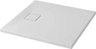 Brodziki prysznicowe - Cersanit S932-157 SET B450 BRODZIK KWADRATOWY TAKO SLIM 80X4 BIA$590Y MAT + SYFON VIRT) - miniaturka - grafika 1