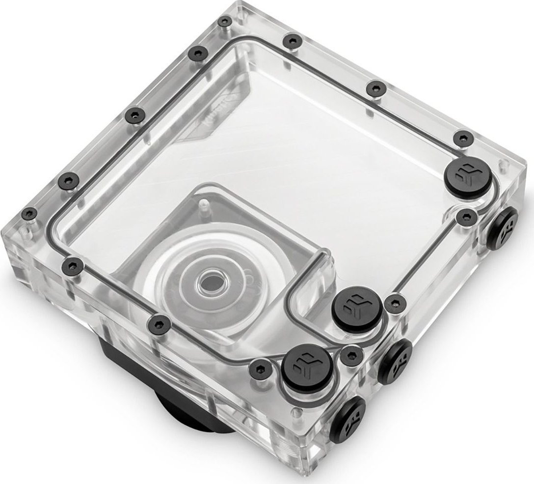 EK Water Blocks EK Water Blocks EK-Quantum Kinetic3 FLT D5 PWM Ausgleichsbehlter-Pumpen-Kombination - 140mm, D-RGB, Acryl 3831109880746